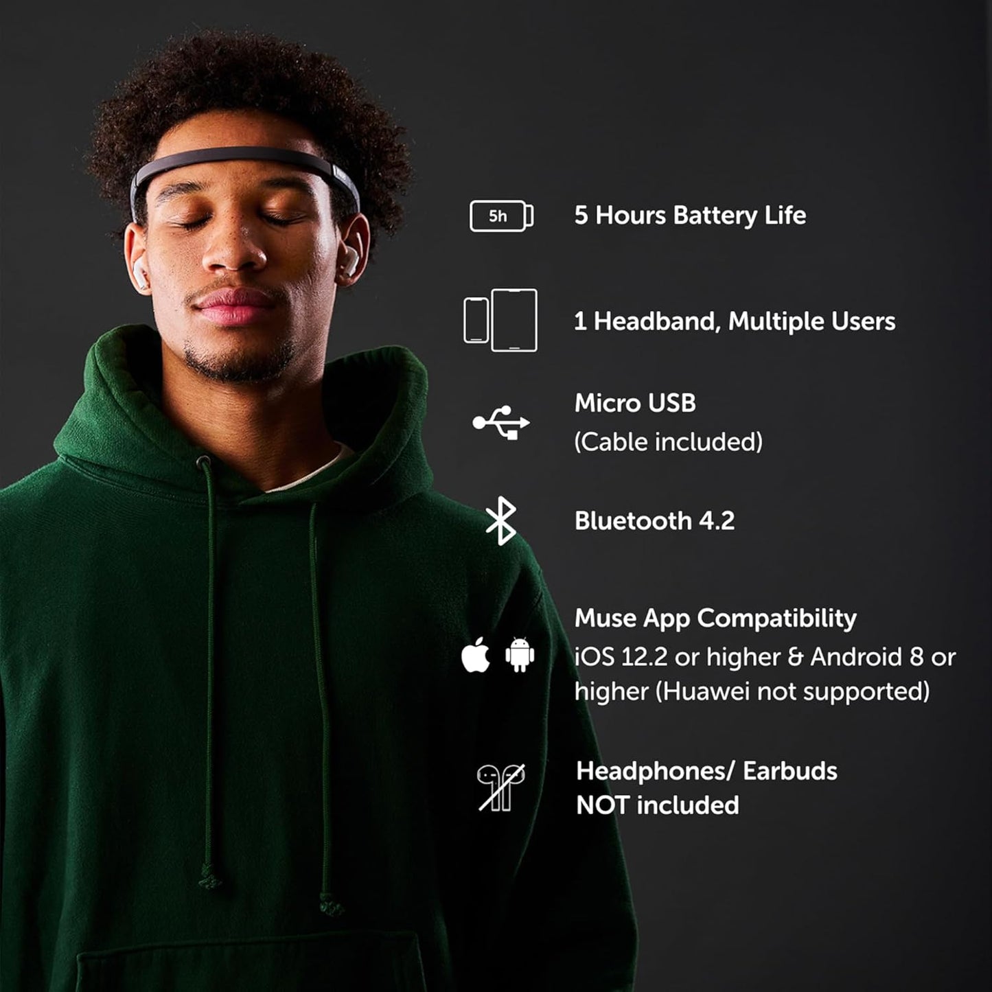 Muse 2 Brain Sensing Meditation Headband