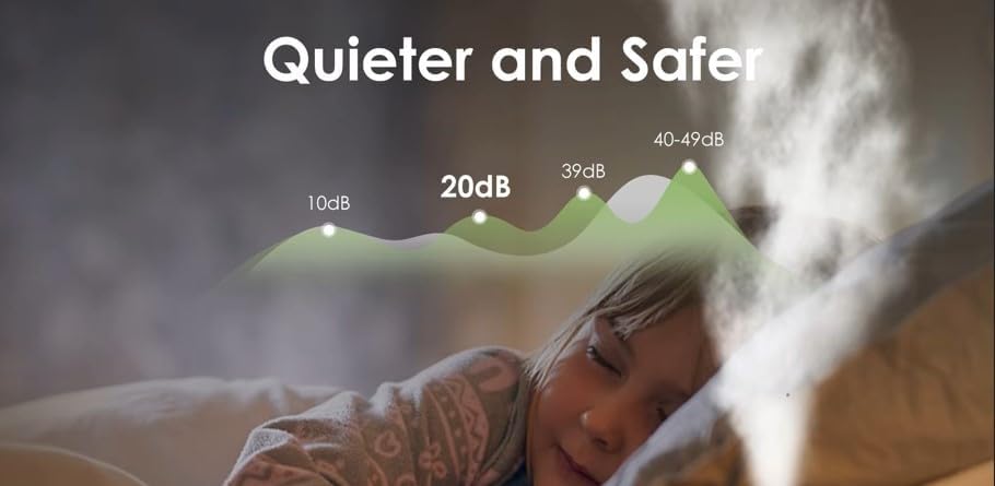 Smart WiFi Essential Oil Diffuser App Controlled 500ml Aromatherapy Humidifier Dark Grain