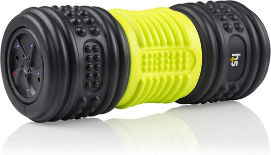 HealthSmart 4 Speed Vibrating Exercise Roller Foam for Deep Tissue Recovery