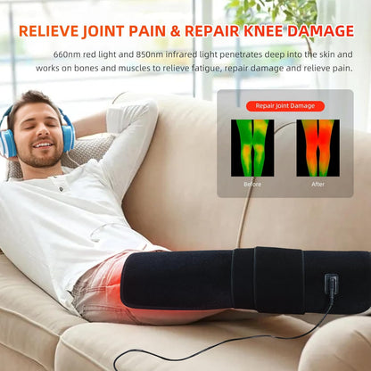 Red Infrared Light Therapy Pad Large 19.8 x 12 Heating Wrap for Full Body Relief