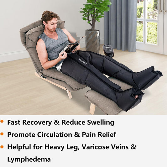 Longest Air Compression System Legs and Arms Massager for Circulation and Recovery Medium